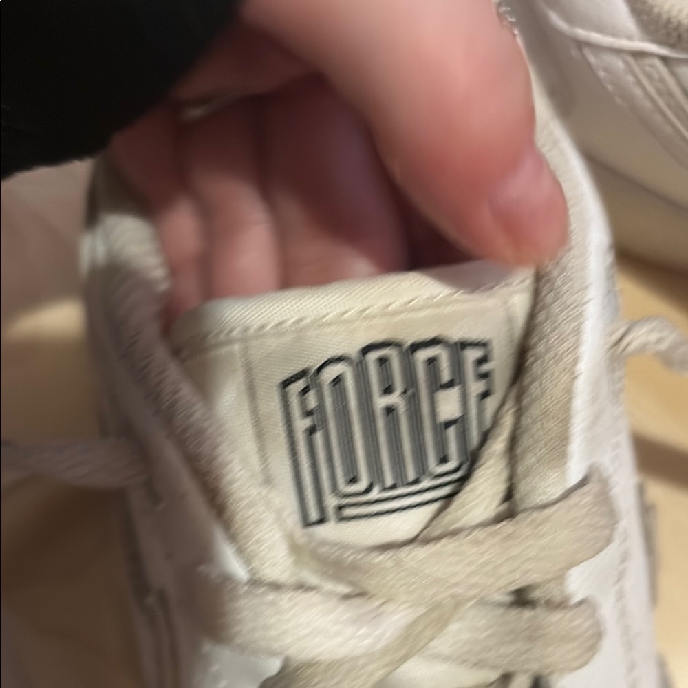 Kids White Nike Sneakers - Picture 2 of 4